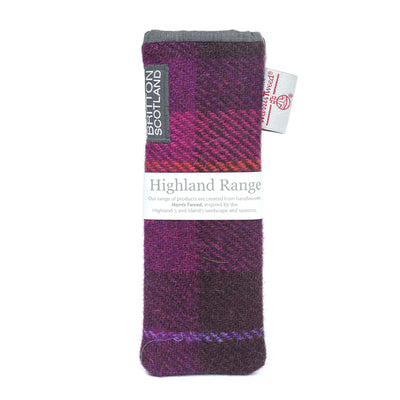 Highland Range Harris Tweed® Slim Glasses Case
