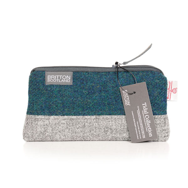 Tidal Range Harris Tweed® Cosmetic Bag